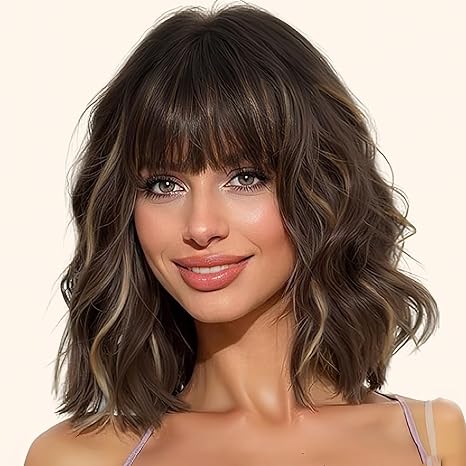 Synthetic Curly Bob Wig