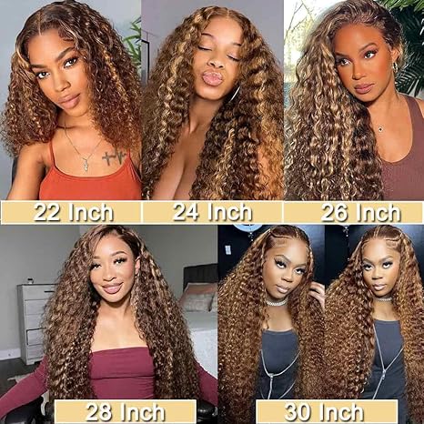 Deep Wave Wear and Go Glueless Wigs Human Hair