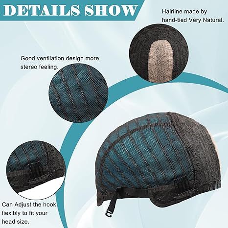 Ombre Bluish Green Wavy Synthetic Wig 