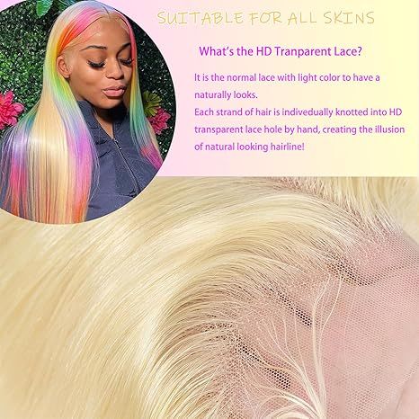 Straight Glueless 13x4 Lace Front Human Hair Wigs