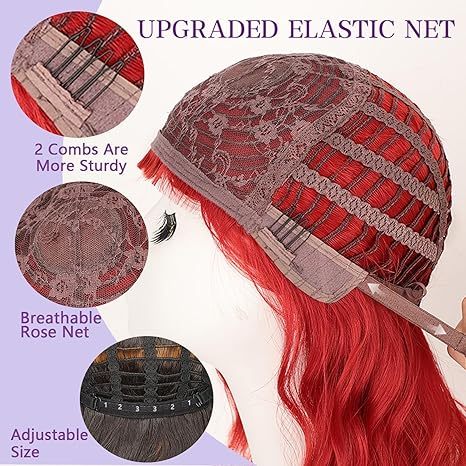 Synthetic Wavy Curly Bob Wig