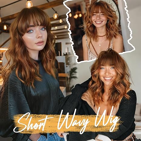 Synthetic Wavy Curly Bob Synthetic Wigs