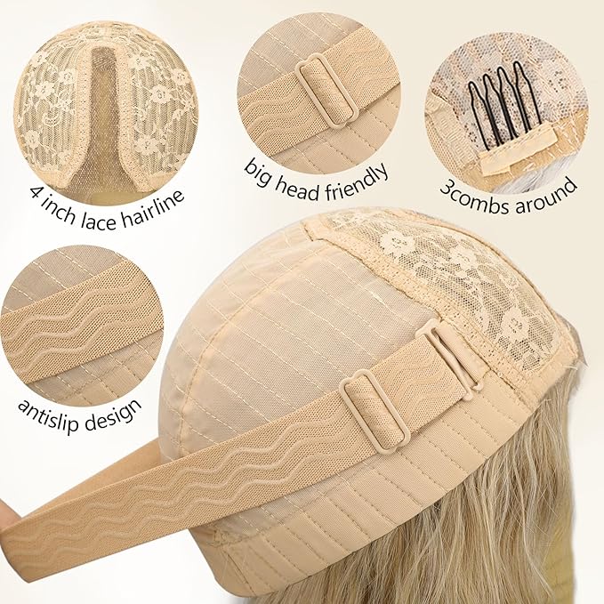 Light Blonde Synthetic Wig