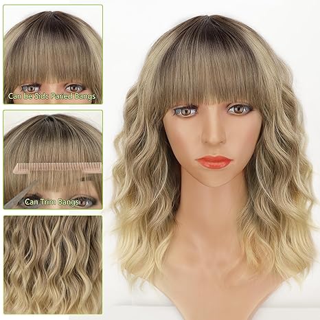 Curly BobSynthetic Wig