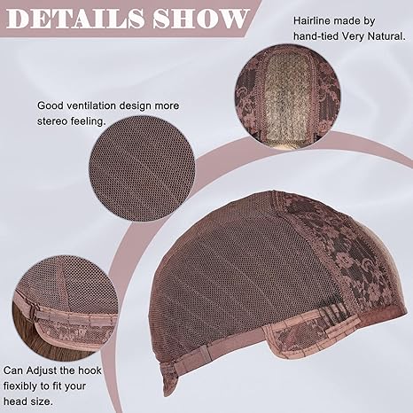 Ombre Brown Wavy Synthetic Wig