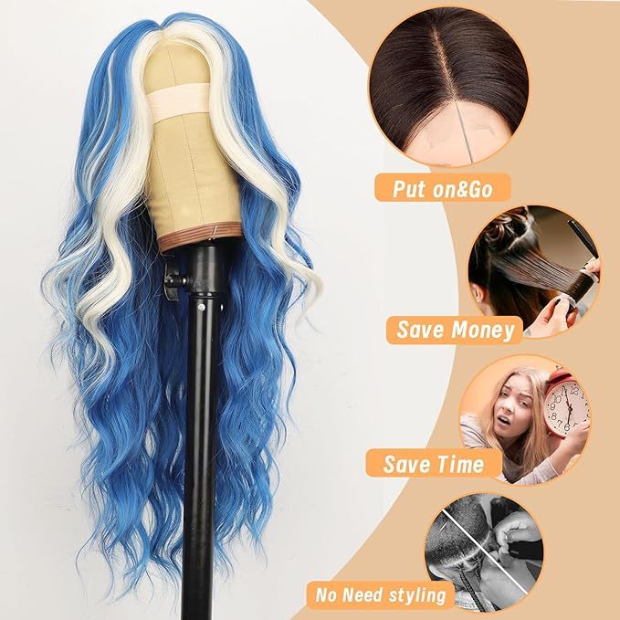 Light Blonde Synthetic Wig