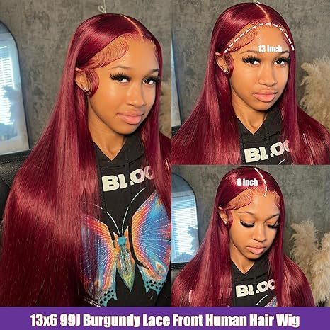 Straight Glueless 13x4 Lace Front Human Hair Wigs   