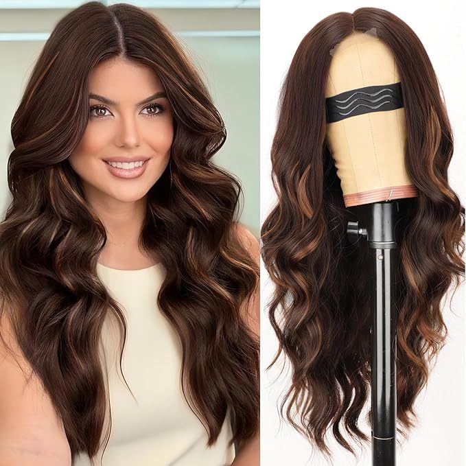 Chocolate Copper Synthetic Wig