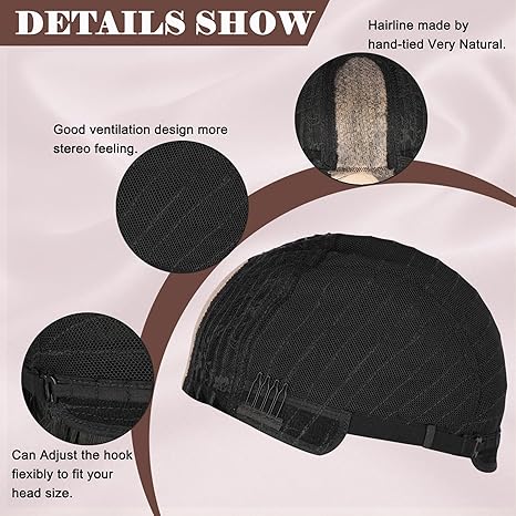 Brown Wavy SyntheticWig 