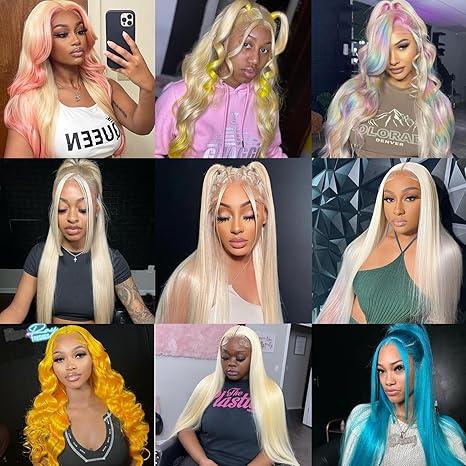 Straight Glueless 13x4 Lace Front Human Hair Wigs