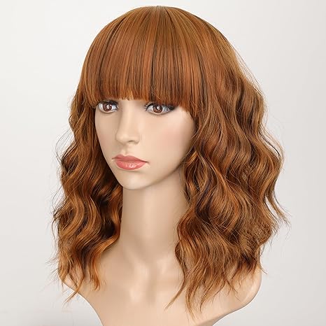 Synthetic Wavy Curly Bob Synthetic Wigs