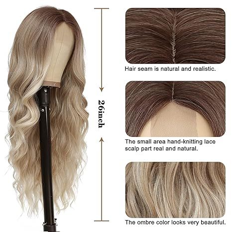 Blonde Wavy Synthetic Wig