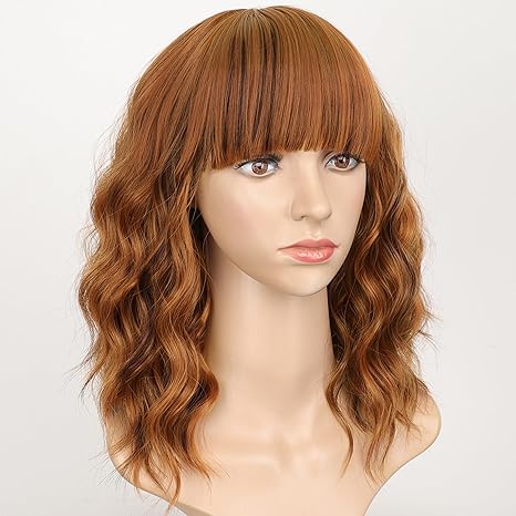 Synthetic Wavy Curly Bob Synthetic Wigs