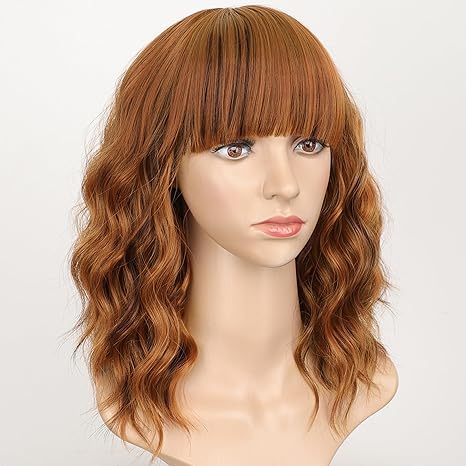 Synthetic Wavy Curly Bob Synthetic Wigs