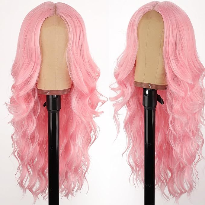 Pink  SyntheticWig