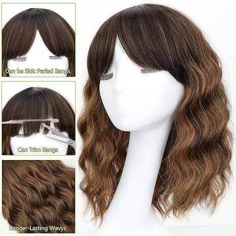 Curly Bob Synthetic Wig 