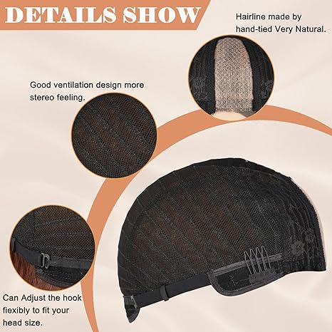 Curly Middle Part SyntheticWig