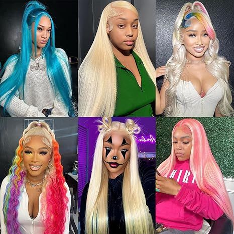 Straight Glueless 13x4 Lace Front Human Hair Wigs