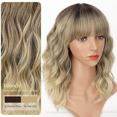 Curly BobSynthetic Wig