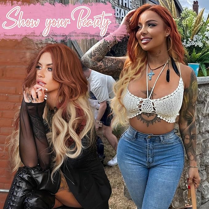 Copper Blonde Synthetic Wig