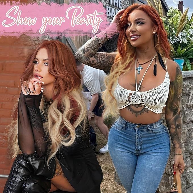 Copper Blonde Synthetic Wig