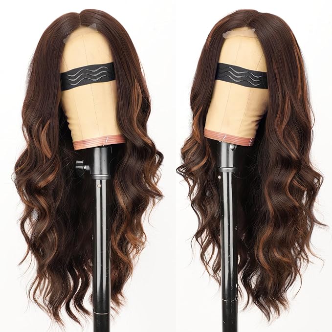 Chocolate Copper Synthetic Wig