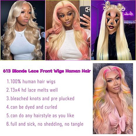Straight Glueless 13x4 Lace Front Human Hair Wigs