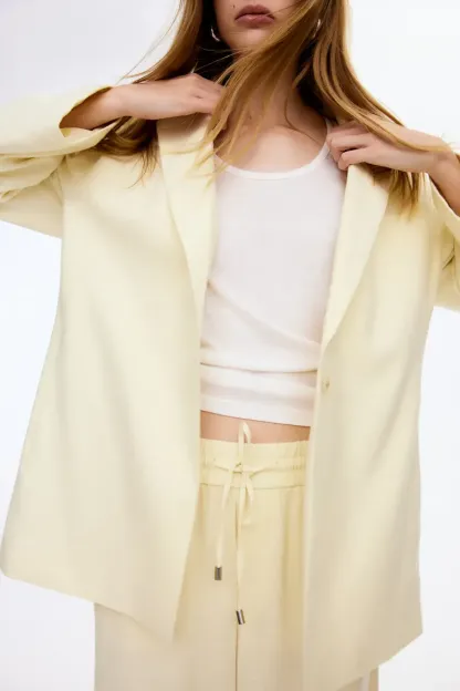 Veste à simple boutonnage