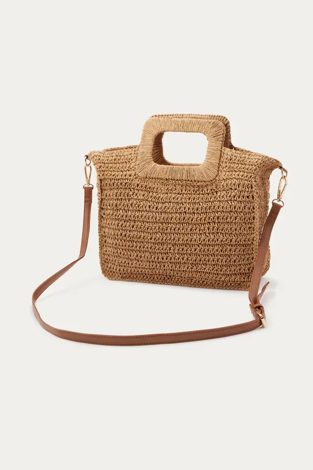 Sac en macrame Femme - Ecru