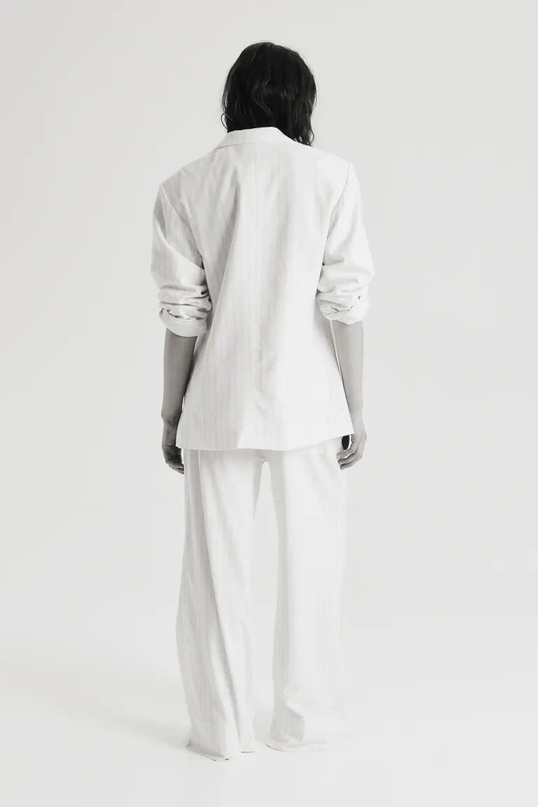 Veste à simple boutonnage