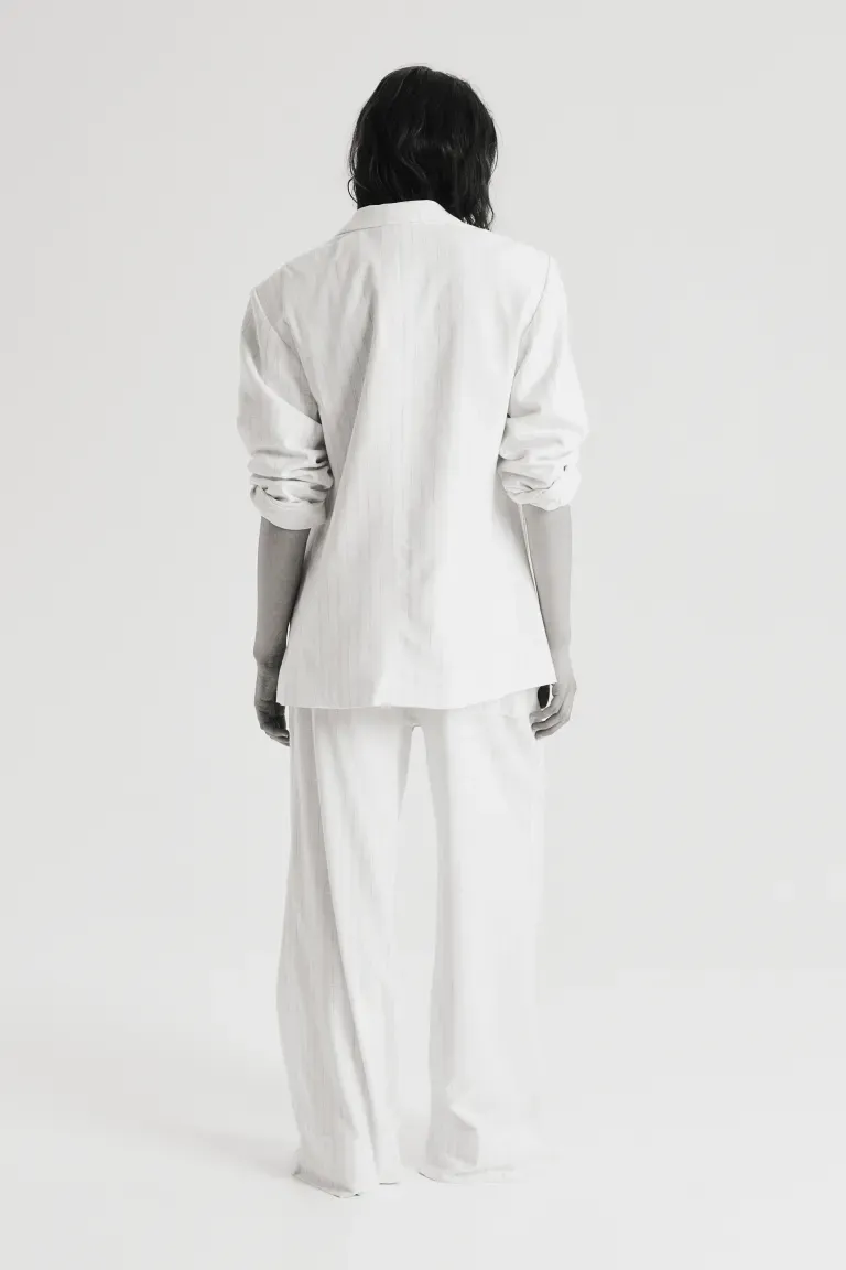 Veste à simple boutonnage