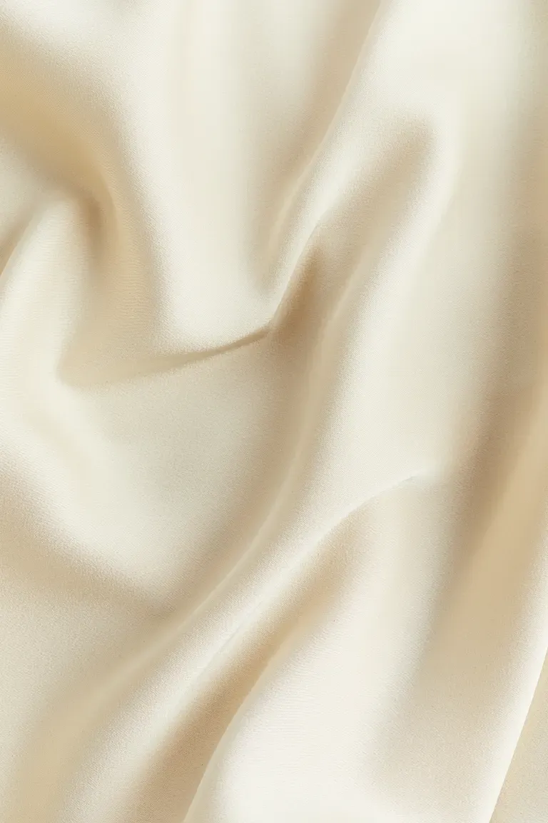 Robe en satin à dos ouvert