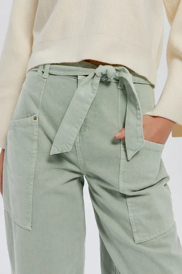 Pantalon balloon Femme - Beige