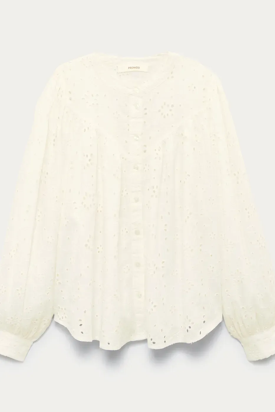Chemise en broderie anglaise - Ecru