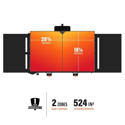 28" Omnivore Griddle with Hard Cover