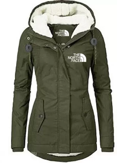 2024 TNF®Women's long fleece hooded coat