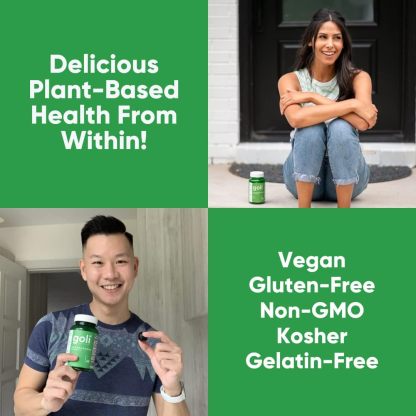  Goli SuperGreen Vitamin Gummy - 60 Count - Essential Vitamins and Minerals - Plant-Based, Vegan, Gluten-Free & Gelatin Free - Health from Within