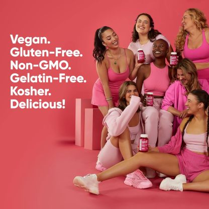 Goli Women’s Multivitamin Gummies - 60 Count - All 13 Essential Vitamins, and Key Minerals - Kosher, Gluten-Free, Vegan, and Non-GMO