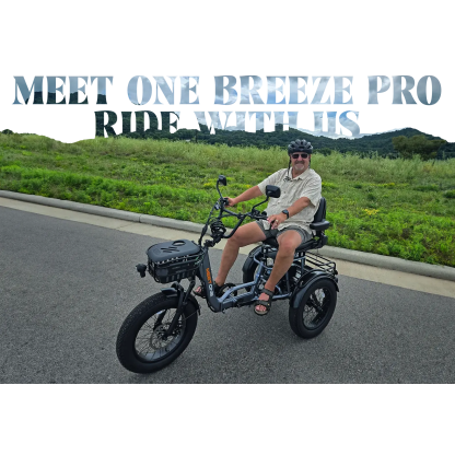 Meet One Breeze Pro Fat Tire Electric Trike