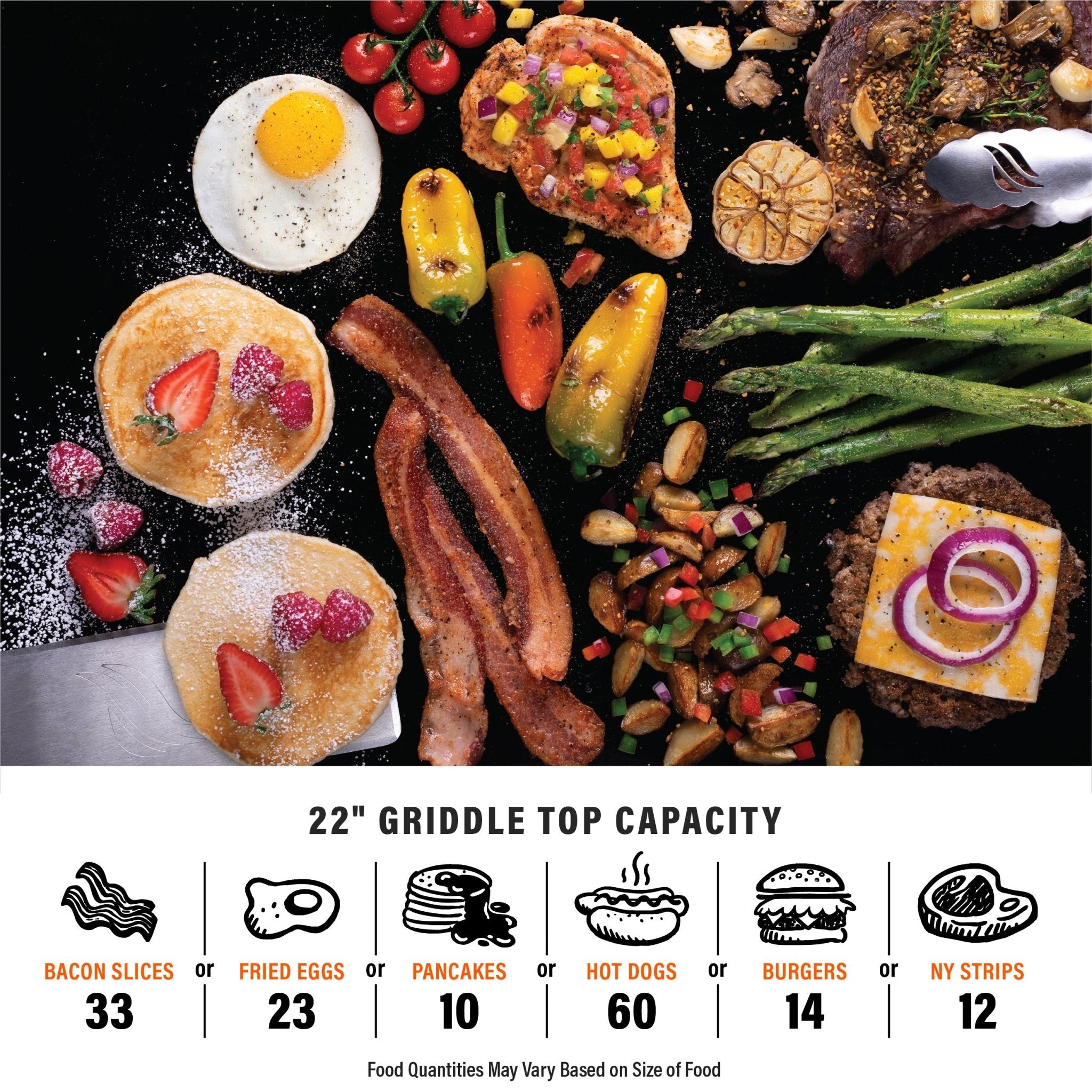 Original 22" Omnivore Tabletop Griddle Bundle
