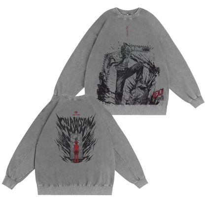 Chainsaw Man Unisex Washed T-Shirt