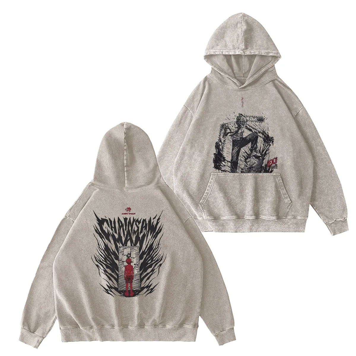 Chainsaw Man Unisex Washed T-Shirt