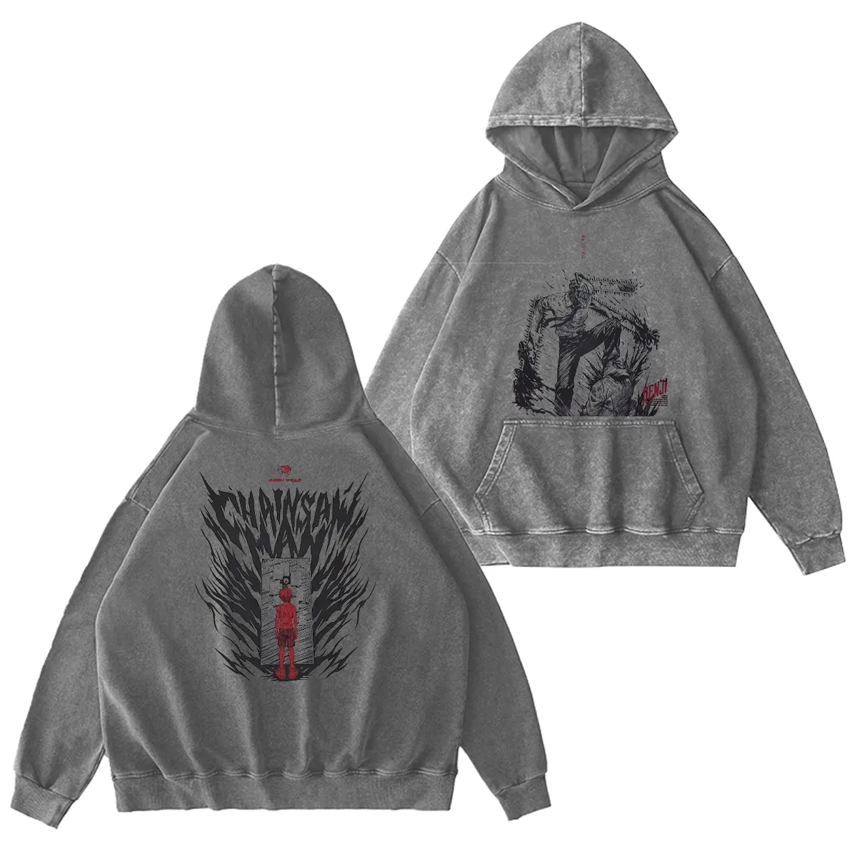 Chainsaw Man Unisex Washed T-Shirt