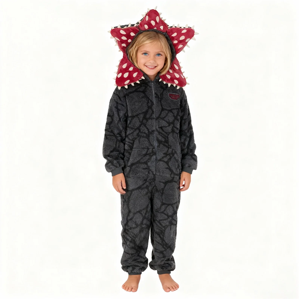 Strangers Thing Demogorgon Onesie Fleece Jumpsuit 