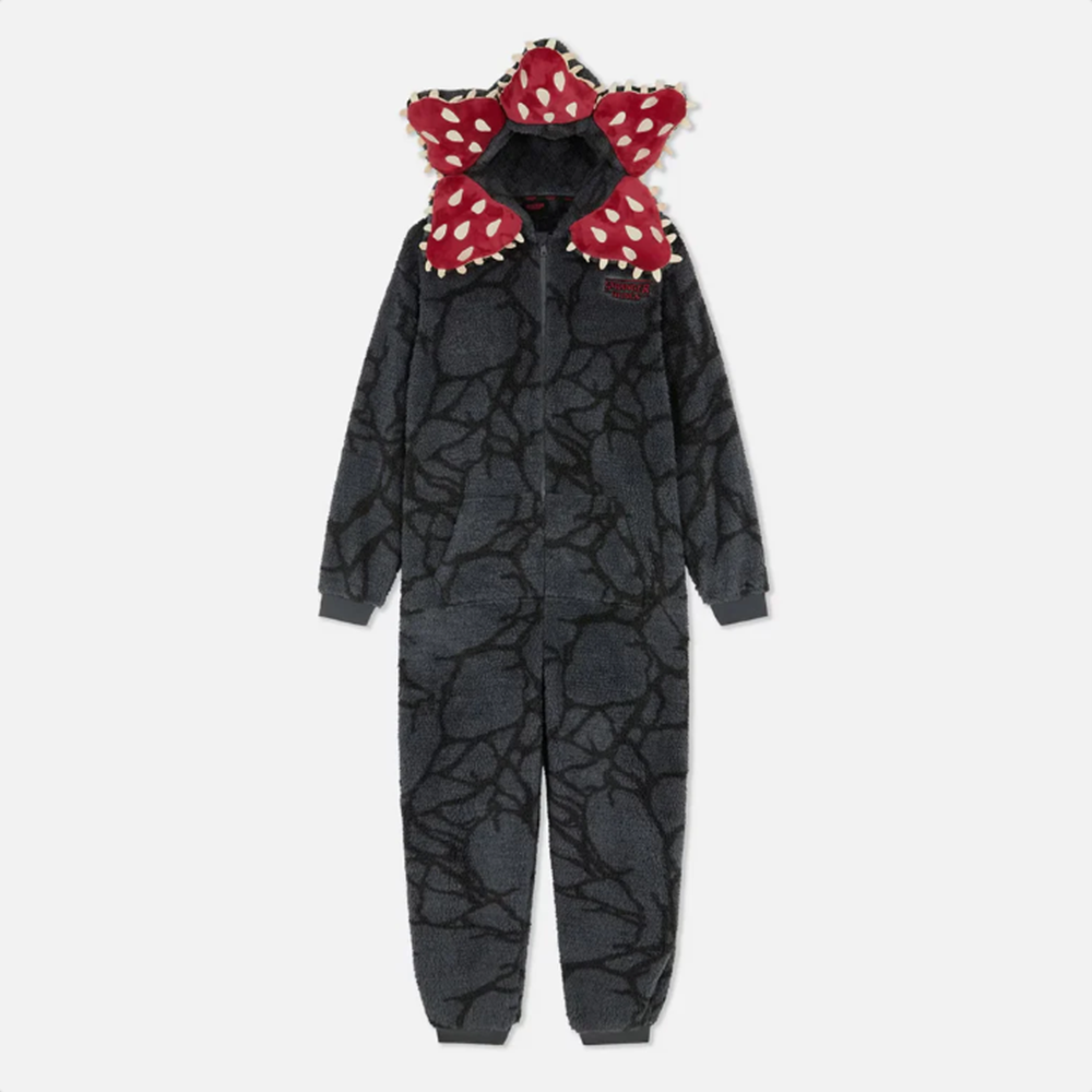 Strangers Thing Demogorgon Onesie Fleece Jumpsuit 