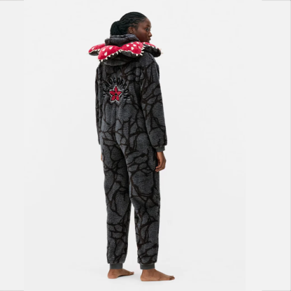 Strangers Thing Demogorgon Onesie Fleece Jumpsuit 