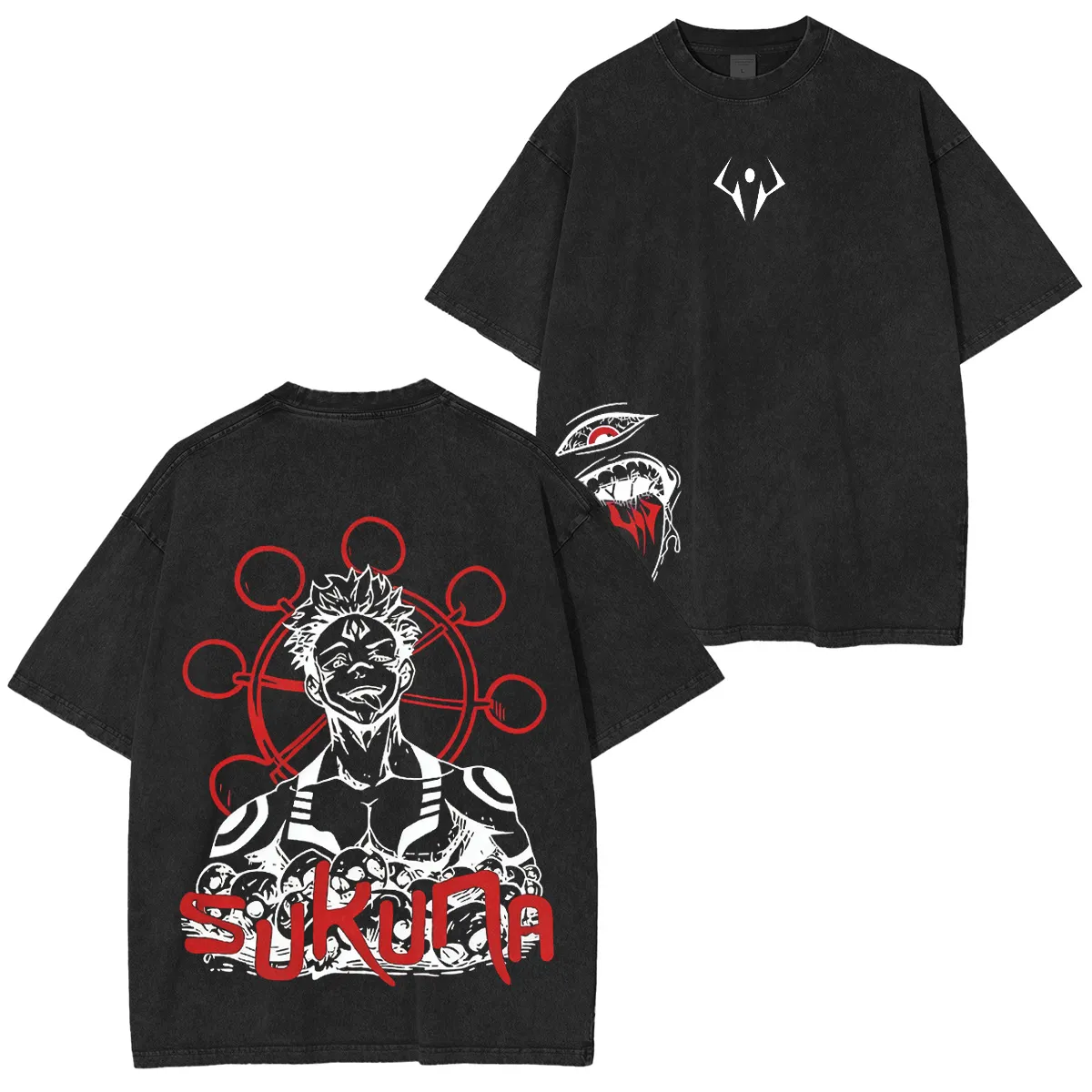 Jujutsu Kaisen : Ryomen Sukuna Unisex Washed T-Shirt