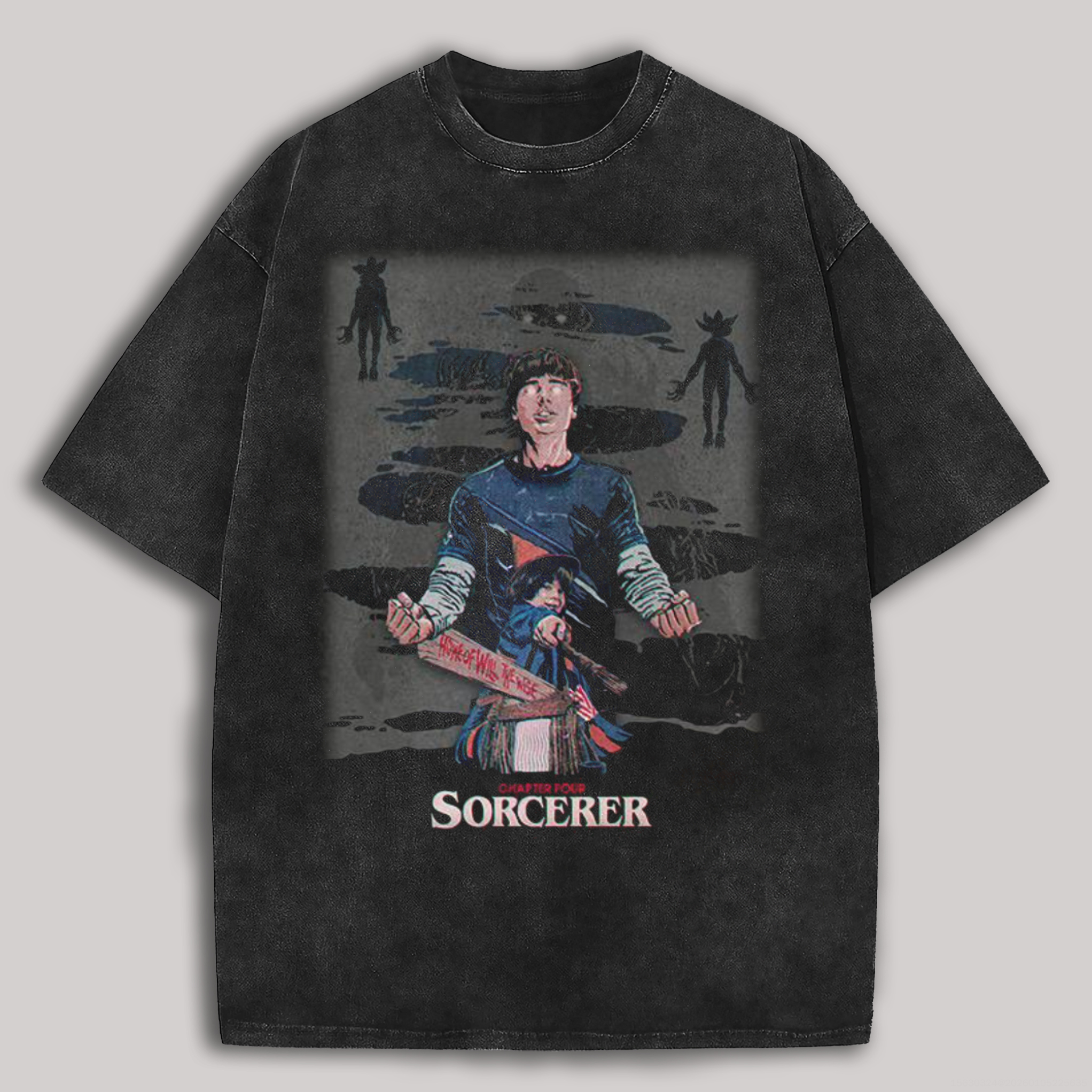 Stranger Things Unisex Washed T-Shirt