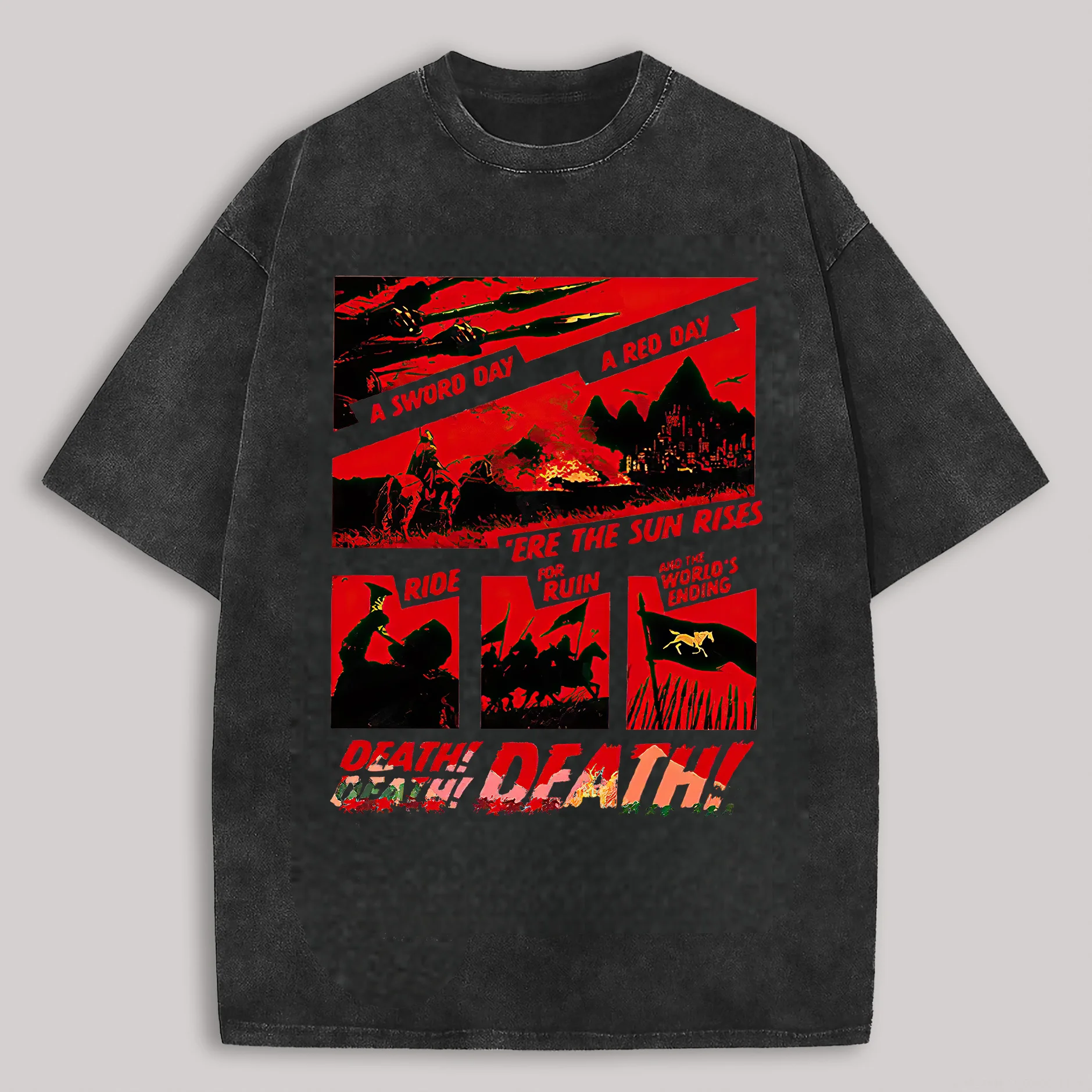 The Lord of the Rings King Théoden Unisex Washed T-Shirt