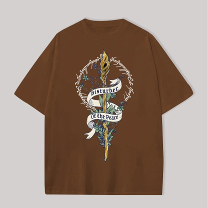 The Lord of the Rings Gandalf Printed Unisex Oversized T-Shirt